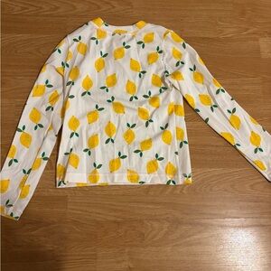 Hanna Andersson Swim Shirt with Lemon Design